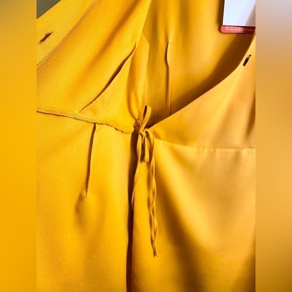 NWT Unique 21 Yellow Button Side Midi Dress Size 6 - Picture 8 of 10